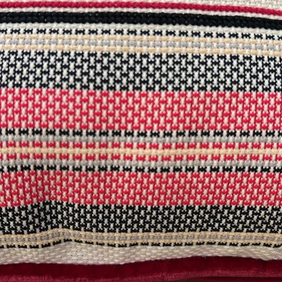 Scottie Dog And Plaid Embroidered Pillow With Velour Backing - Picture 6 of 7